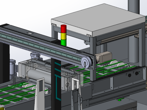 Produktionslinie für Eisentöpfe SolidWorks 3D 3D Modell