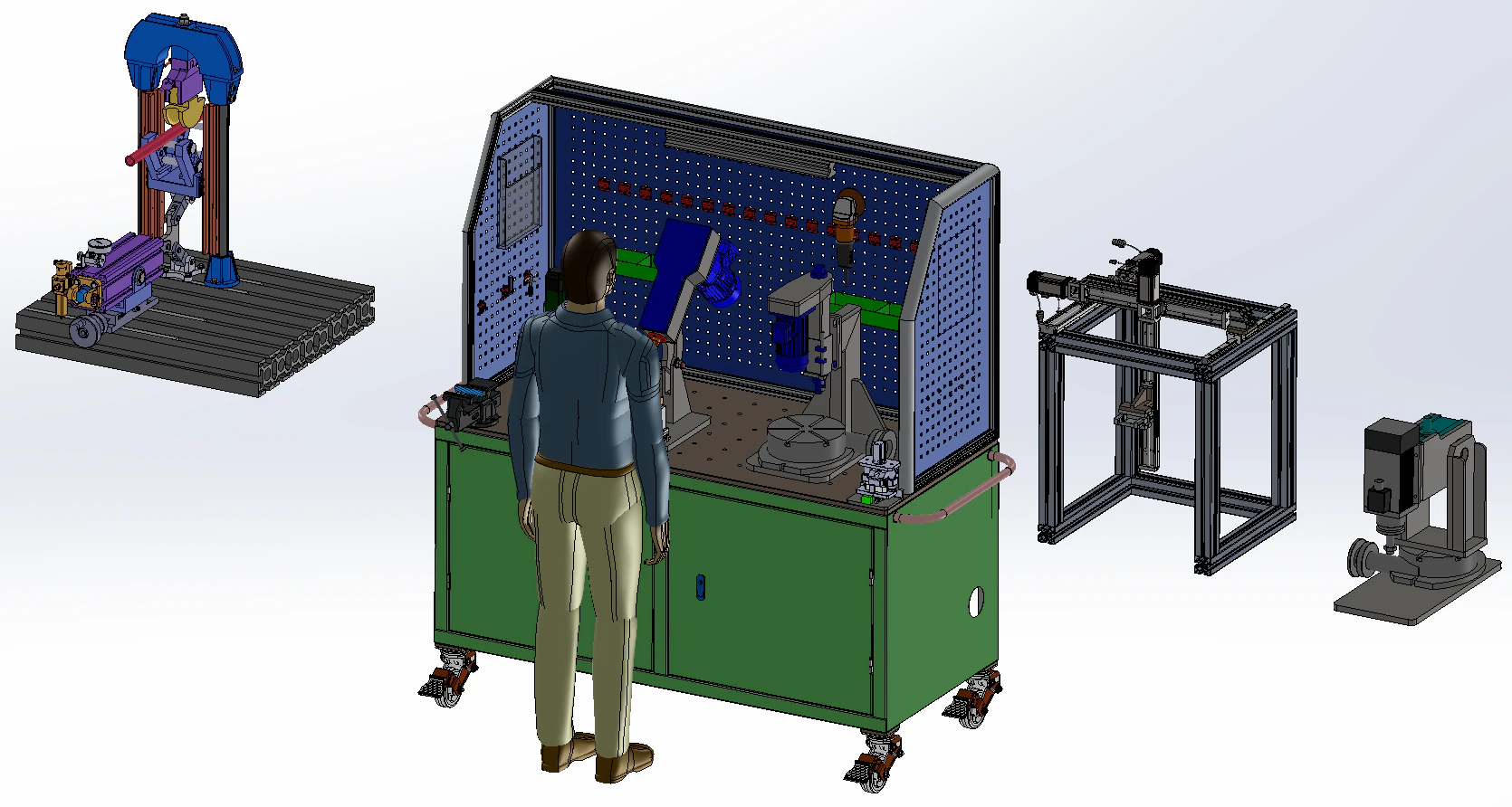 Repair workstation SolidWorks editable 3D Model .c4d .max .obj .3ds .fbx .stl .blend