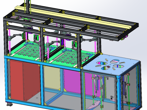 Uzaylı dilim geri kazanım aracı SolidWorks düzenlenebilir 3D Model