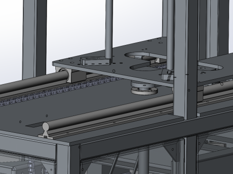 自動搬送ラックSolidWorks編集可能 3Dモデル