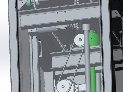 自動搬送ラックSolidWorks編集可能 3Dモデル