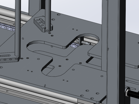 自動搬送ラックSolidWorks編集可能 3Dモデル