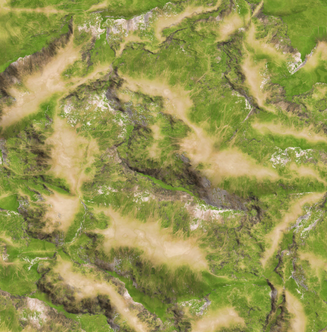 SketchUp model of mountain terrain 3D Model .c4d .max .obj .3ds .fbx .stl .blend 