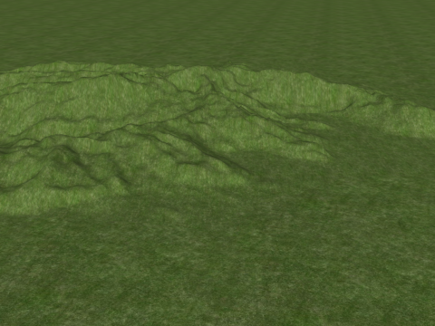 Modelagem SketchUp de pico de montanha de alta precisão Modelo 3D