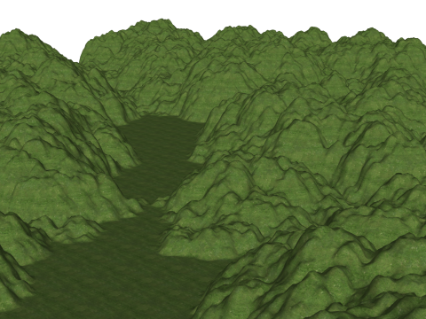 SketchUp-model van bergen en bergketens 3D Model