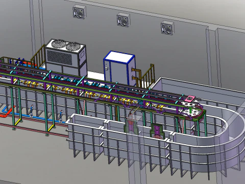 &Auml;tzlinie, vollst&auml;ndige Linie, SolidWorks bearbeitbar 3D Modell