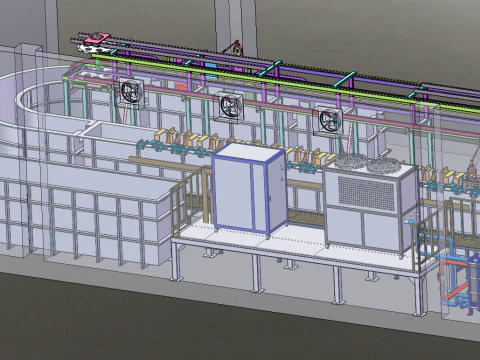 Etching line full line SolidWorks editable 3D Model