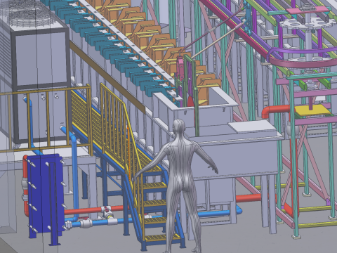 エッチングラインフルラインSolidWorks編集可能 3Dモデル