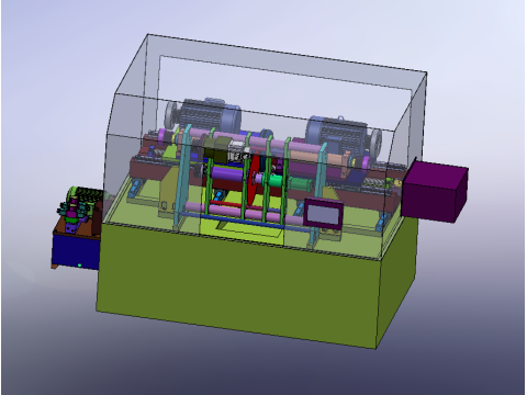 Daire Testere Bıçakları için Çift Taraflı Taşlama Makinesi 3D Model