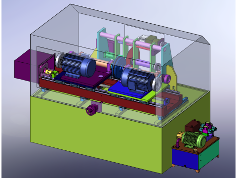 Daire Testere Bıçakları için Çift Taraflı Taşlama Makinesi 3D Model