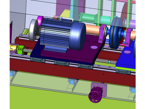 Daire Testere Bıçakları için Çift Taraflı Taşlama Makinesi 3D Model