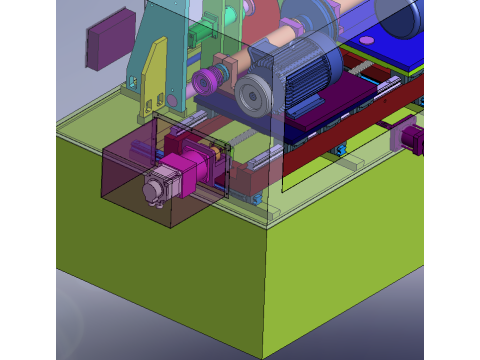Daire Testere Bıçakları için Çift Taraflı Taşlama Makinesi 3D Model