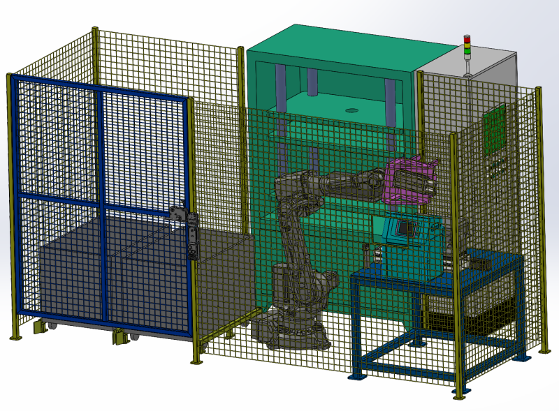 Deneme ihmal markalama iş istasyonu SolidWorks düzenlenebilir 3D Model .c4d .max .obj .3ds .fbx .stl .blend 