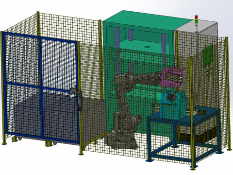Deneme ihmal markalama iş istasyonu SolidWorks düzenlenebilir 3D Model
