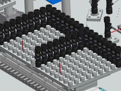 Water flow sensor assembly machine SolidWorks editable 3D Model