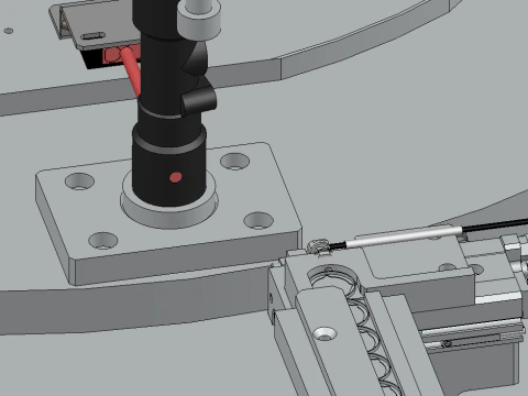 Water flow sensor assembly machine SolidWorks editable 3D Model