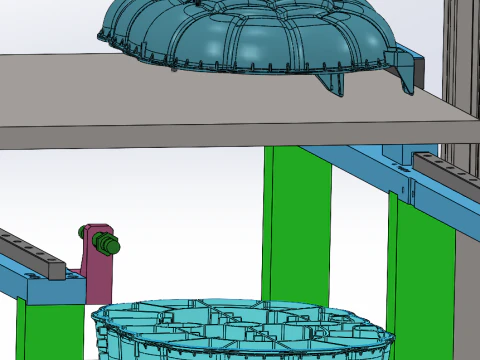 Water tank hot plate welding station SolidWorks editable 3D Model