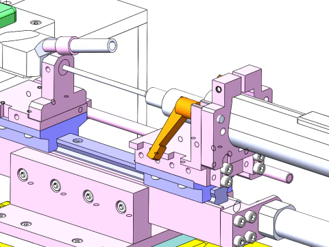 Desktop screw tightening machine SolidWorks editable 3D Model