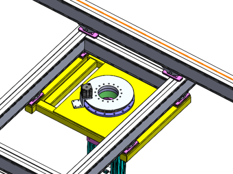 Işıklık taşıma robotu SolidWorks düzenlenebilir 3D Model