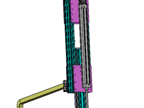 Skylight handling robot SolidWorks editable 3D Model