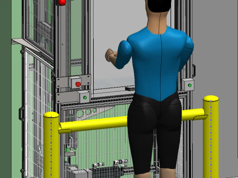 Sprzęt do podnoszenia i transportu materiał&oacute;w SolidWorks edytowalny Model 3D