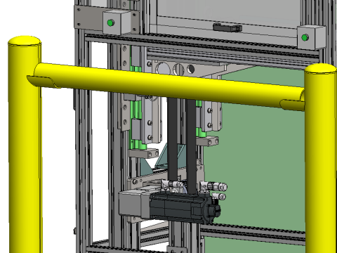 Malzeme kaldırma ve taşıma ekipmanı SolidWorks düzenlenebilir 3D Model