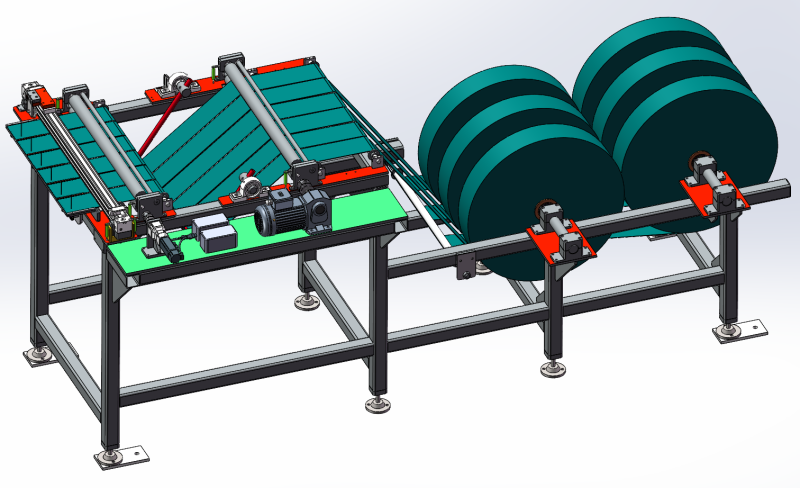 Kağıt kesme ekipmanı SolidWorks düzenlenebilir 3D Model .c4d .max .obj .3ds .fbx .stl .blend 
