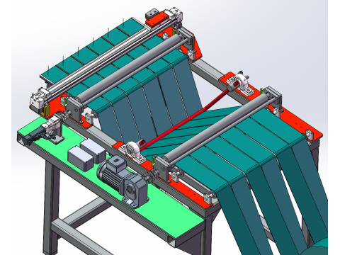 Kağıt kesme ekipmanı SolidWorks düzenlenebilir 3D Model