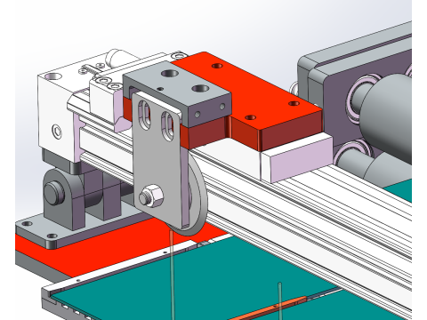 Kağıt kesme ekipmanı SolidWorks düzenlenebilir 3D Model