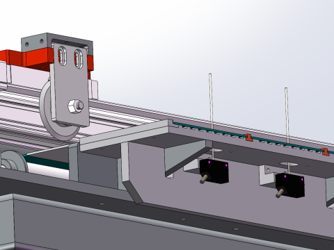 Kağıt kesme ekipmanı SolidWorks düzenlenebilir 3D Model