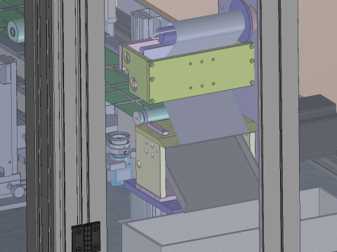 表面実装フレキシブル基板外観検査装置SolidWorks編集可能 3Dモデル