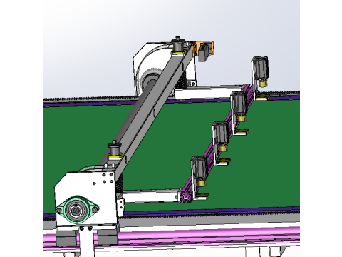 Stoffensnijmachine SolidWorks bewerkbaar 3D Model