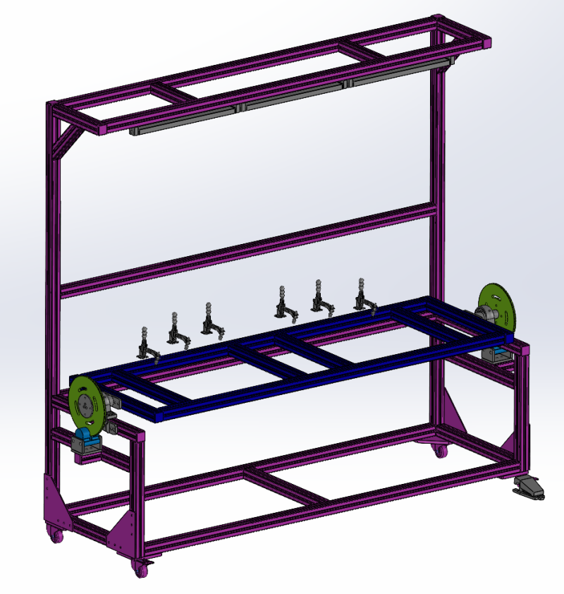 रोटरी कार्यक्षेत्र का डिज़ाइन 3D मॉडल .c4d .max .obj .3ds .fbx .stl .blend