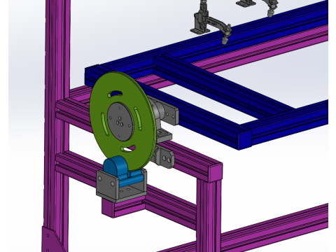 रोटरी कार्यक्षेत्र का डिज़ाइन 3D मॉडल
