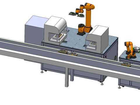 Design of fully automatic dispensing equipment 3D Model