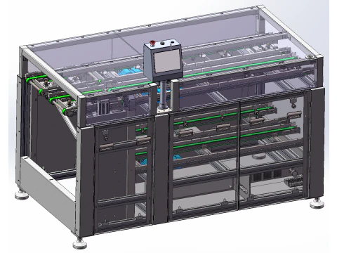 Material Return Station - Editable SolidWorks Format 3D Model