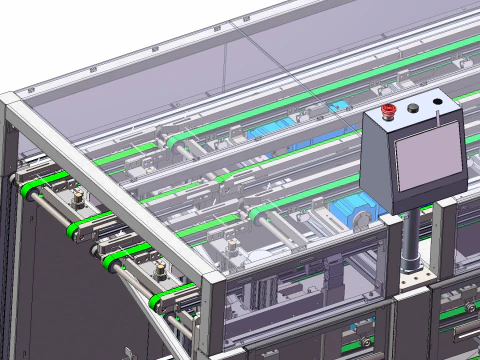 Material Return Station - Editable SolidWorks Format 3D Model