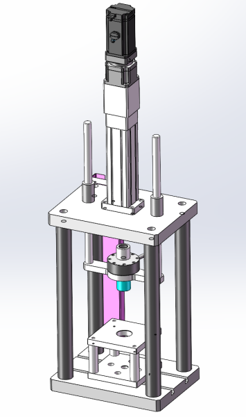 Prensa servo 2T SolidWorks editável Modelo 3D .c4d .max .obj .3ds .fbx .stl .blend 