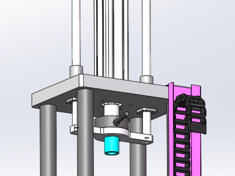 2T servo press SolidWorks editable 3D Model