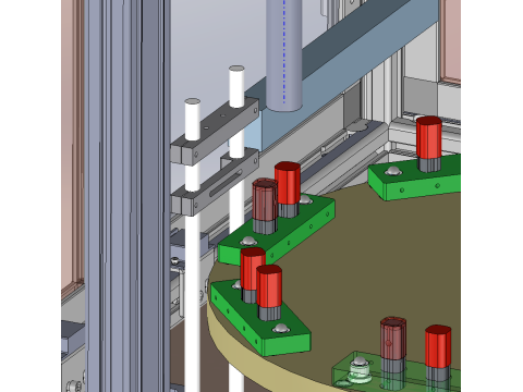 Otomatik serigrafi baskı makinesi SolidWorks düzenlenebilir 3D Model