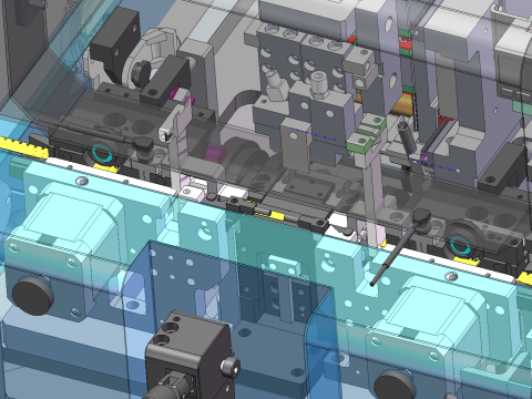 SMT自动接料带设备SolidWorks可编辑 3D 模型