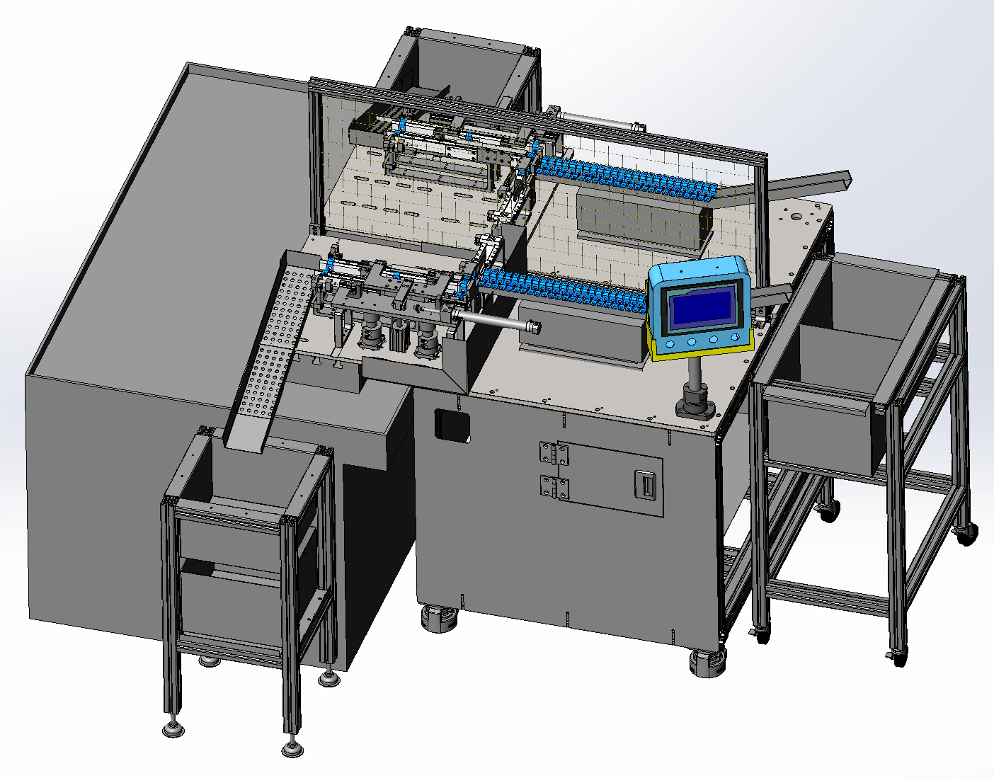 Automatic tapping machine SolidWorks editable 3D Model .c4d .max .obj .3ds .fbx .stl .blend 