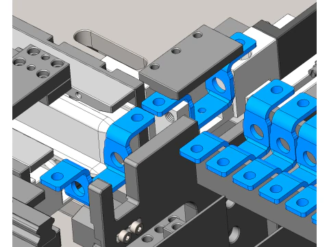 Automatic tapping machine SolidWorks editable 3D Model