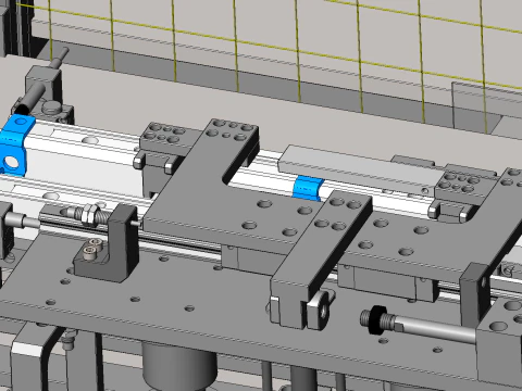 Automatic tapping machine SolidWorks editable 3D Model