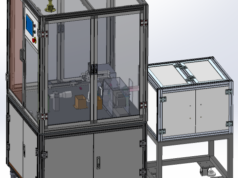 립스틱 세트 자동 가장자리 다듬기 기계 SolidWorks 편집 가능 3D 모델