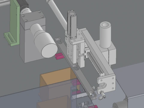 Lipstick set automatic edge trimming machine SolidWorks editable 3D Model