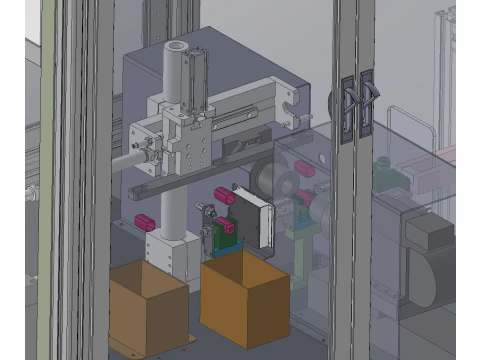 Lipstick set automatic edge trimming machine SolidWorks editable 3D Model
