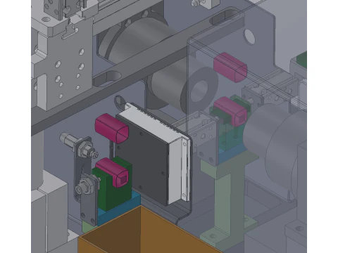 Lipstick set automatic edge trimming machine SolidWorks editable 3D Model