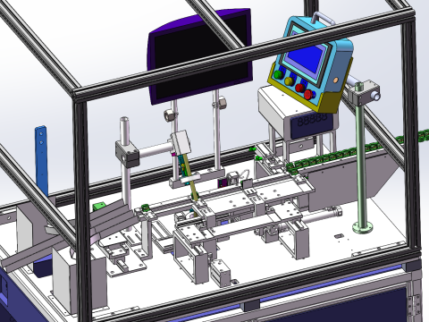 प्लग निरीक्षण उपकरण सॉलिडवर्क्स संपादन योग्य 3D मॉडल