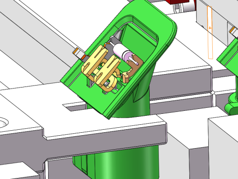 प्लग निरीक्षण उपकरण सॉलिडवर्क्स संपादन योग्य 3D मॉडल